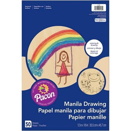 PACON CORPORATION Pacon PAC4139-3 Drawing Manila Juv Paper; 12 x 18 in. - 50 Count - 3 Each PAC4139-3